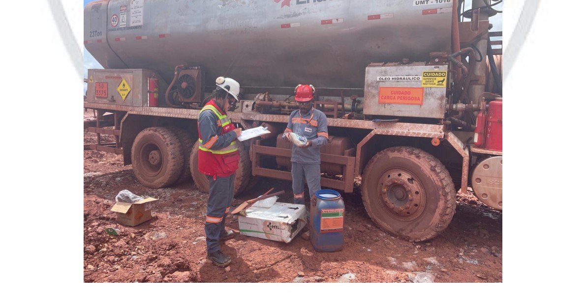 Equipe vestindo EPI para campo